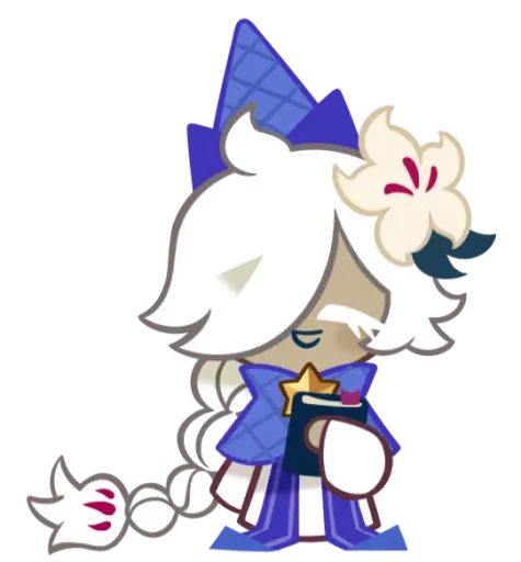 🤩 Стикер «White Lily Cookie» для Telegram