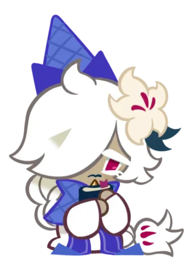 🤩 Стикер «White Lily Cookie» для Telegram