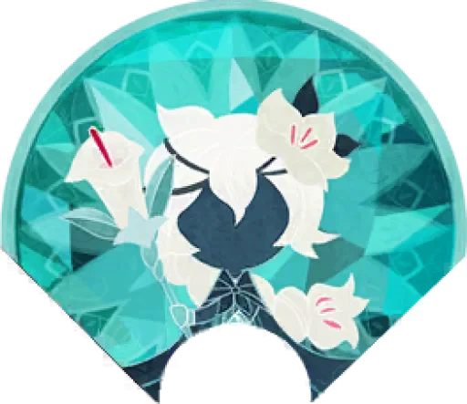 🤩 Стикер «White Lily Cookie» для Telegram