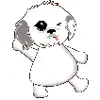 🐶 Эмодзи «Белые Рандом Эмодзи» для Telegram
