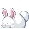 🐇 Эмодзи «Белые Рандом Эмодзи» для Telegram