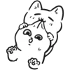 🤩 Эмодзи «белый котик» для Telegram