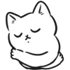 🤩 Эмодзи «белый котик» для Telegram