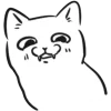 🤩 Эмодзи «белый котик» для Telegram