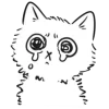🤩 Эмодзи «белый котик» для Telegram