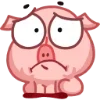 🙁 Эмодзи «Свинка Винки - Winky pig emoji» для Telegram