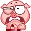 😬 Эмодзи «Свинка Винки - Winky pig emoji» для Telegram