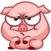 😏 Эмодзи «Свинка Винки - Winky pig emoji» для Telegram