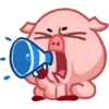 📣 Эмодзи «Свинка Винки - Winky pig emoji» для Telegram
