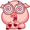 😵‍💫 Эмодзи «Свинка Винки - Winky pig emoji» для Telegram