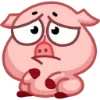😔 Эмодзи «Свинка Винки - Winky pig emoji» для Telegram