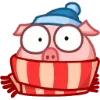🥶 Эмодзи «Свинка Винки - Winky pig emoji» для Telegram