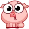 😳 Эмодзи «Свинка Винки - Winky pig emoji» для Telegram