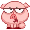 😒 Эмодзи «Свинка Винки - Winky pig emoji» для Telegram