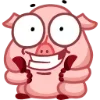 👍 Эмодзи «Свинка Винки - Winky pig emoji» для Telegram