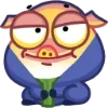 🏮 Эмодзи «Свинка Винки - Winky pig emoji» для Telegram