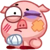 🤕 Эмодзи «Свинка Винки - Winky pig emoji» для Telegram