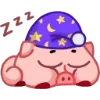 😴 Эмодзи «Свинка Винки - Winky pig emoji» для Telegram