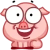 Эмодзи Свинка Винки - Winky pig emoji для Telegram — скачать