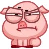 🤨 Эмодзи «Свинка Винки - Winky pig emoji» для Telegram