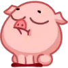 😤 Эмодзи «Свинка Винки - Winky pig emoji» для Telegram