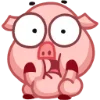 😱 Эмодзи «Свинка Винки - Winky pig emoji» для Telegram