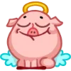 😇 Эмодзи «Свинка Винки - Winky pig emoji» для Telegram