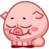 😌 Эмодзи «Свинка Винки - Winky pig emoji» для Telegram
