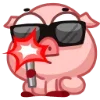 😎 Эмодзи «Свинка Винки - Winky pig emoji» для Telegram