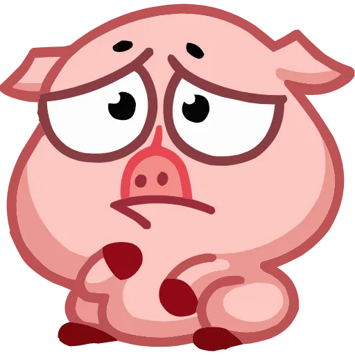 😔 Эмодзи «Винки» для Telegram