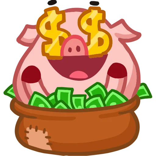 🤑 Эмодзи «Винки» для Telegram
