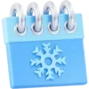 ❄️ Эмодзи «Зима» для Telegram