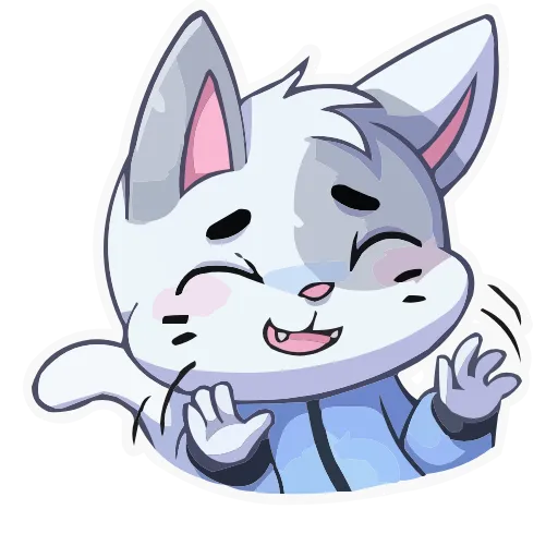 🤗 Эмодзи «Зимние Бисквит и Ванилька» для Telegram