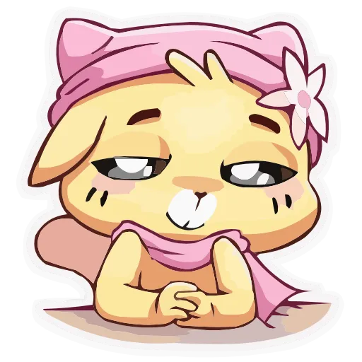 😌 Эмодзи «Зимние Бисквит и Ванилька» для Telegram