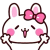 🐰 Эмодзи «👋 Winter Bunny - зимний зайчик» для Telegram
