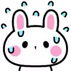 😓 Эмодзи «👋 Winter Bunny - зимний зайчик» для Telegram