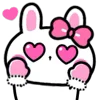 😍 Эмодзи «👋 Winter Bunny - зимний зайчик» для Telegram