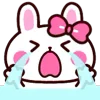 😭 Эмодзи «👋 Winter Bunny - зимний зайчик» для Telegram