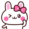 😉 Эмодзи «👋 Winter Bunny - зимний зайчик» для Telegram