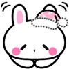 🙇‍♀️ Эмодзи «👋 Winter Bunny - зимний зайчик» для Telegram
