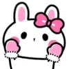 💃 Эмодзи «👋 Winter Bunny - зимний зайчик» для Telegram