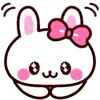 🙇‍♀️ Эмодзи «👋 Winter Bunny - зимний зайчик» для Telegram