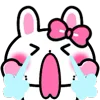 😭 Эмодзи «👋 Winter Bunny - зимний зайчик» для Telegram