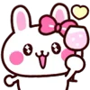 🍷 Эмодзи «👋 Winter Bunny - зимний зайчик» для Telegram