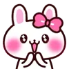 😳 Эмодзи «👋 Winter Bunny - зимний зайчик» для Telegram