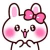 😳 Эмодзи «👋 Winter Bunny - зимний зайчик» для Telegram