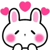 ❤️ Эмодзи «👋 Winter Bunny - зимний зайчик» для Telegram