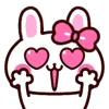 😍 Эмодзи «👋 Winter Bunny - зимний зайчик» для Telegram