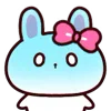 😨 Эмодзи «👋 Winter Bunny - зимний зайчик» для Telegram