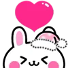❤️ Эмодзи «👋 Winter Bunny - зимний зайчик» для Telegram